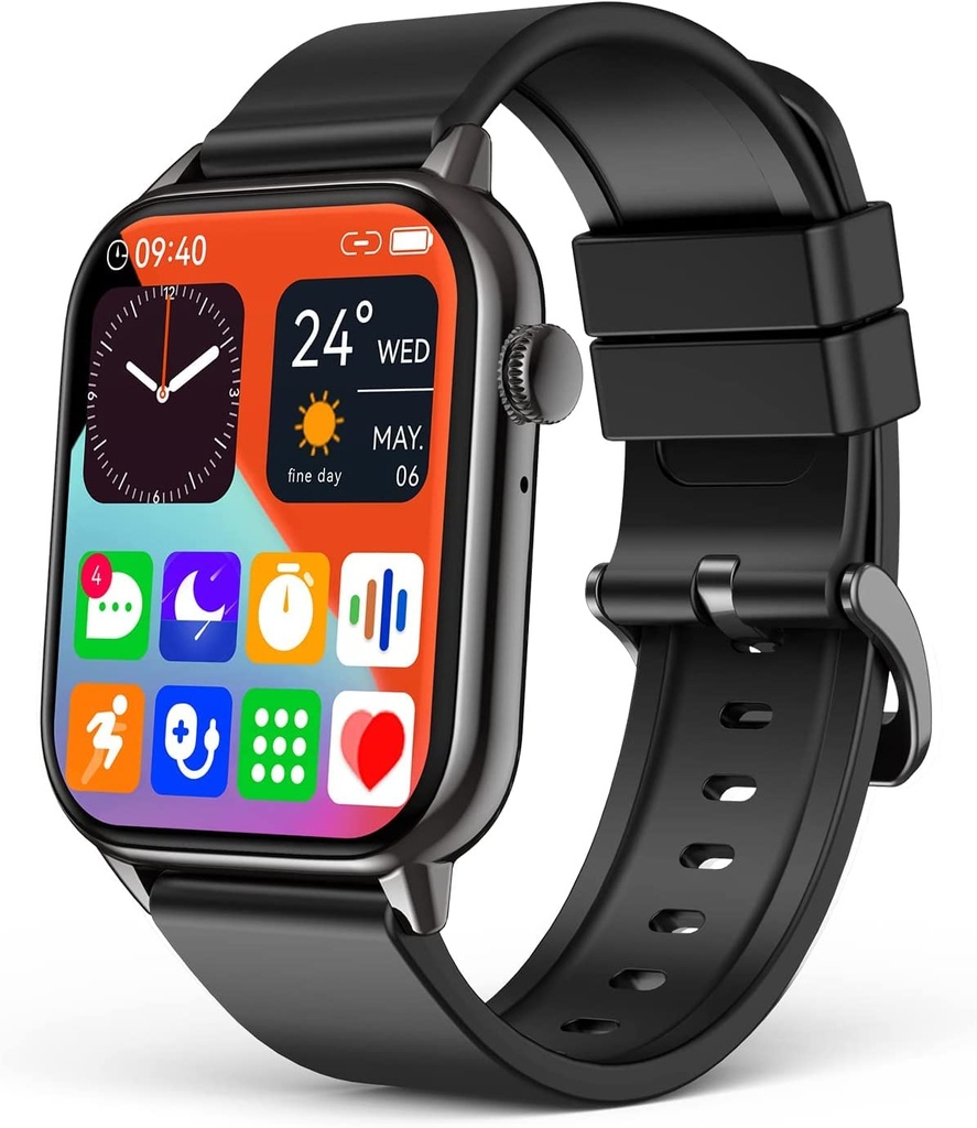 SOUYIE Smart Watch with Bluetooth Call, 1.68" HD Touch Screen Activity Fitness Tracker 