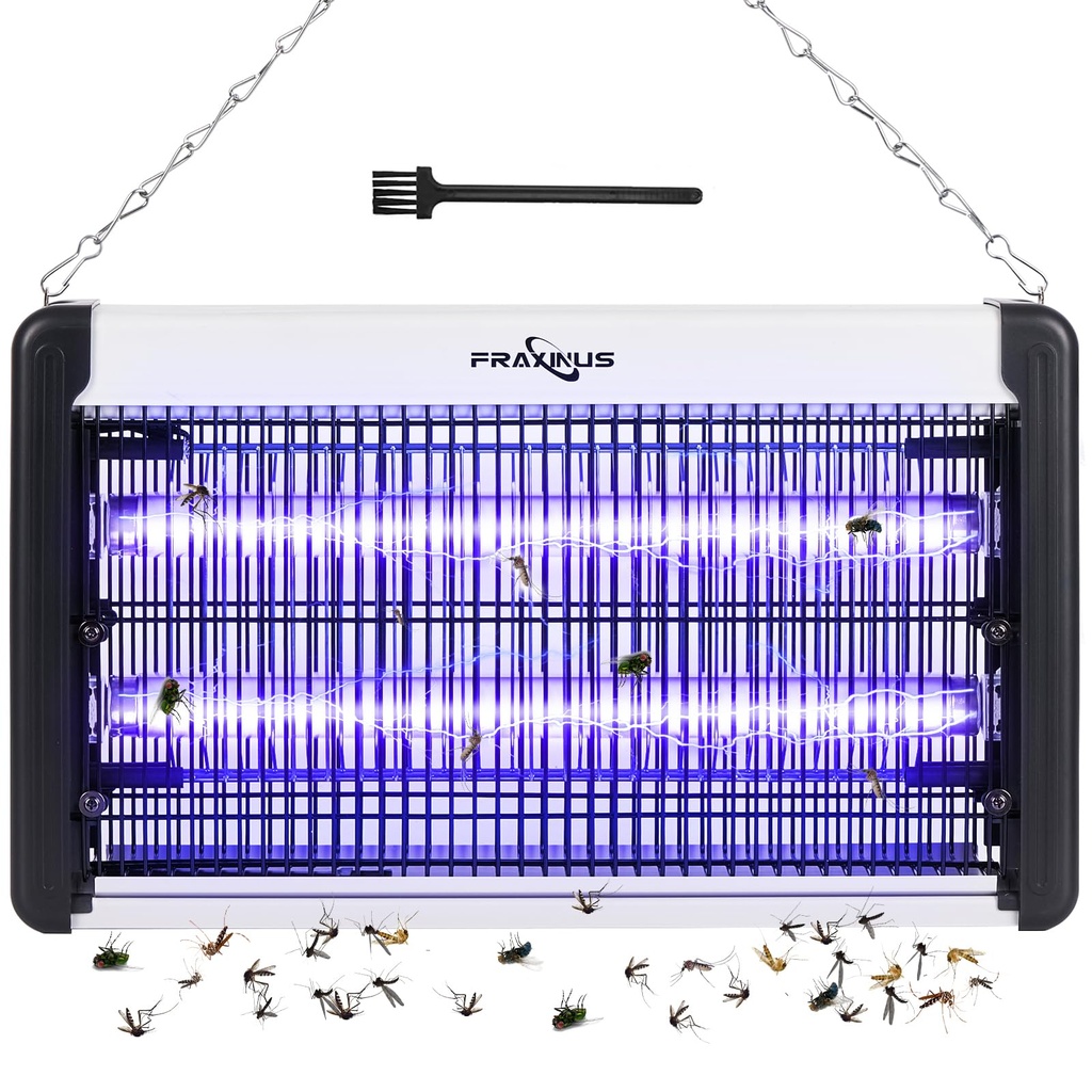 FRAXINUS Fly Zapper Electric, Mosquito Killer Lamp, Electronic Bug Catcher, 4200V High Power