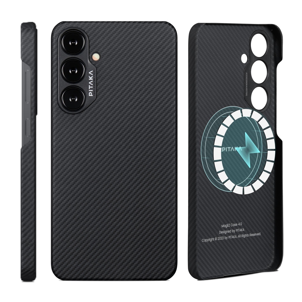 PITAKA Case for Samsung S23 Ultra, Slim & Light Galaxy S23 Ultra Case Compatible with MagSafe