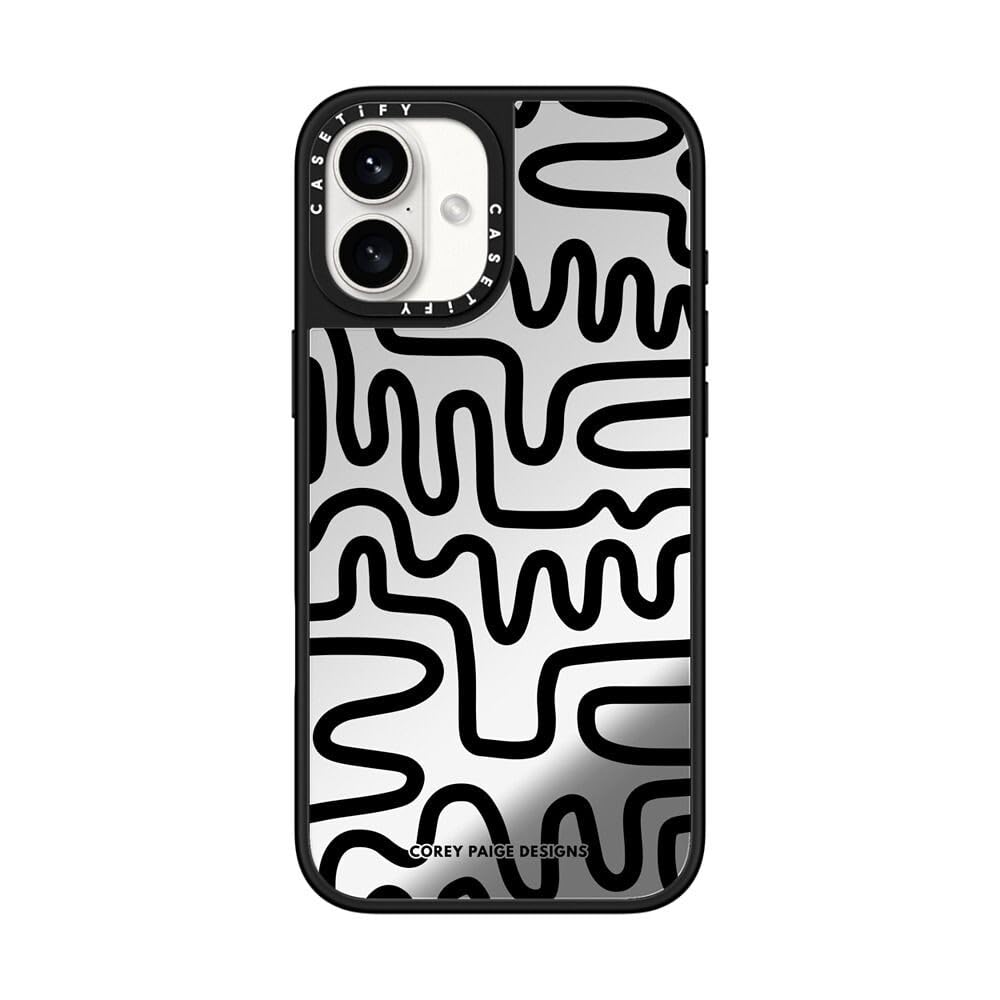 CASETiFY Mirror iPhone 16 Plus Case [Reflective / 4.9 ft. 1X Military Grade Drop Protection