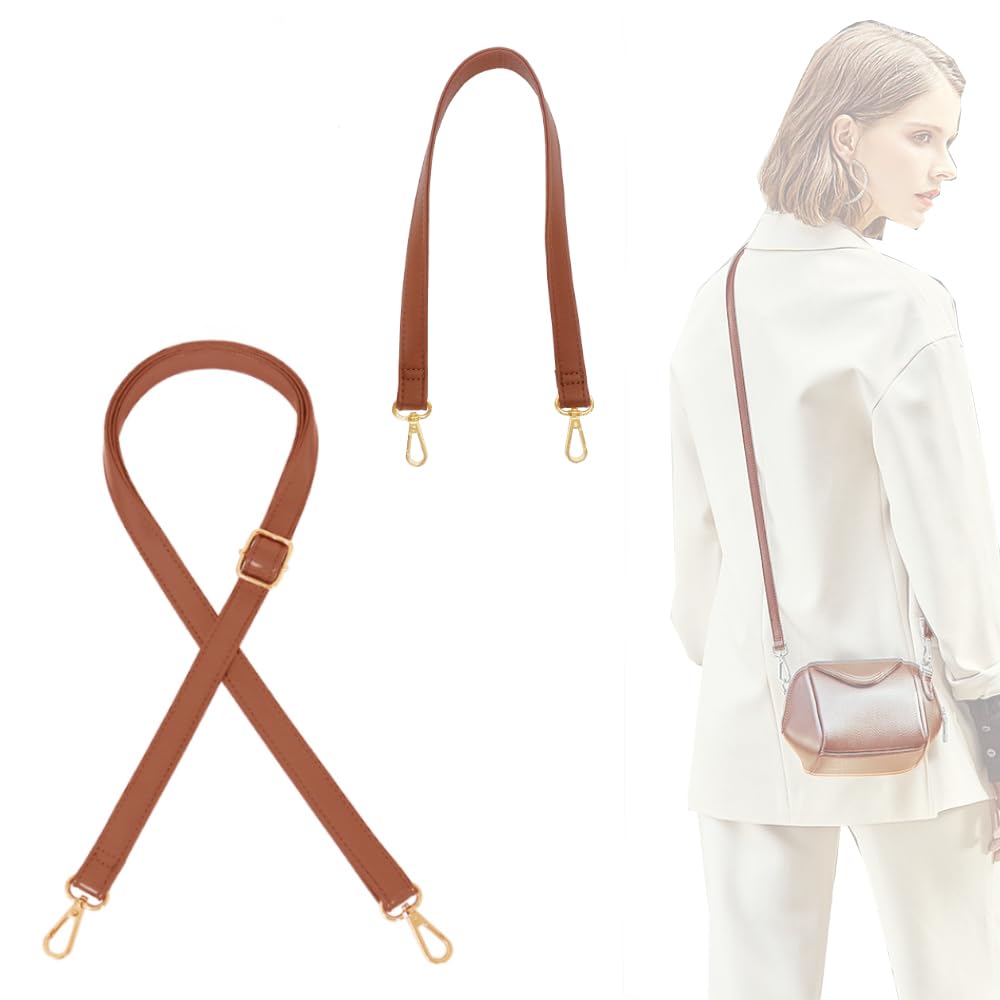 Zzcy Adjustable Bag Straps 70-130cm Crossbody Bag Strap 60cm Microfiber Leather Replacement