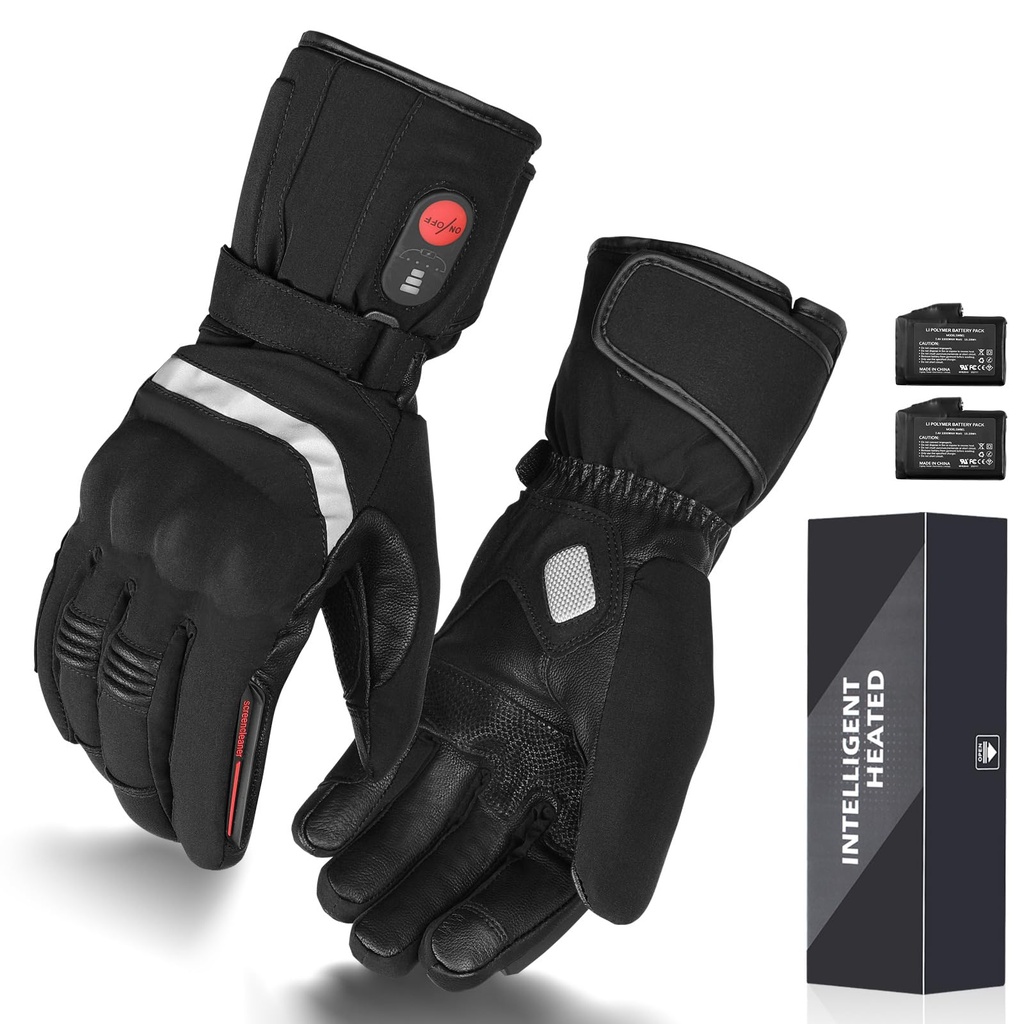 Sun Will Heated Motorcycle Gloves for Men Winter,Waterproof Warm heated riding gloves motor