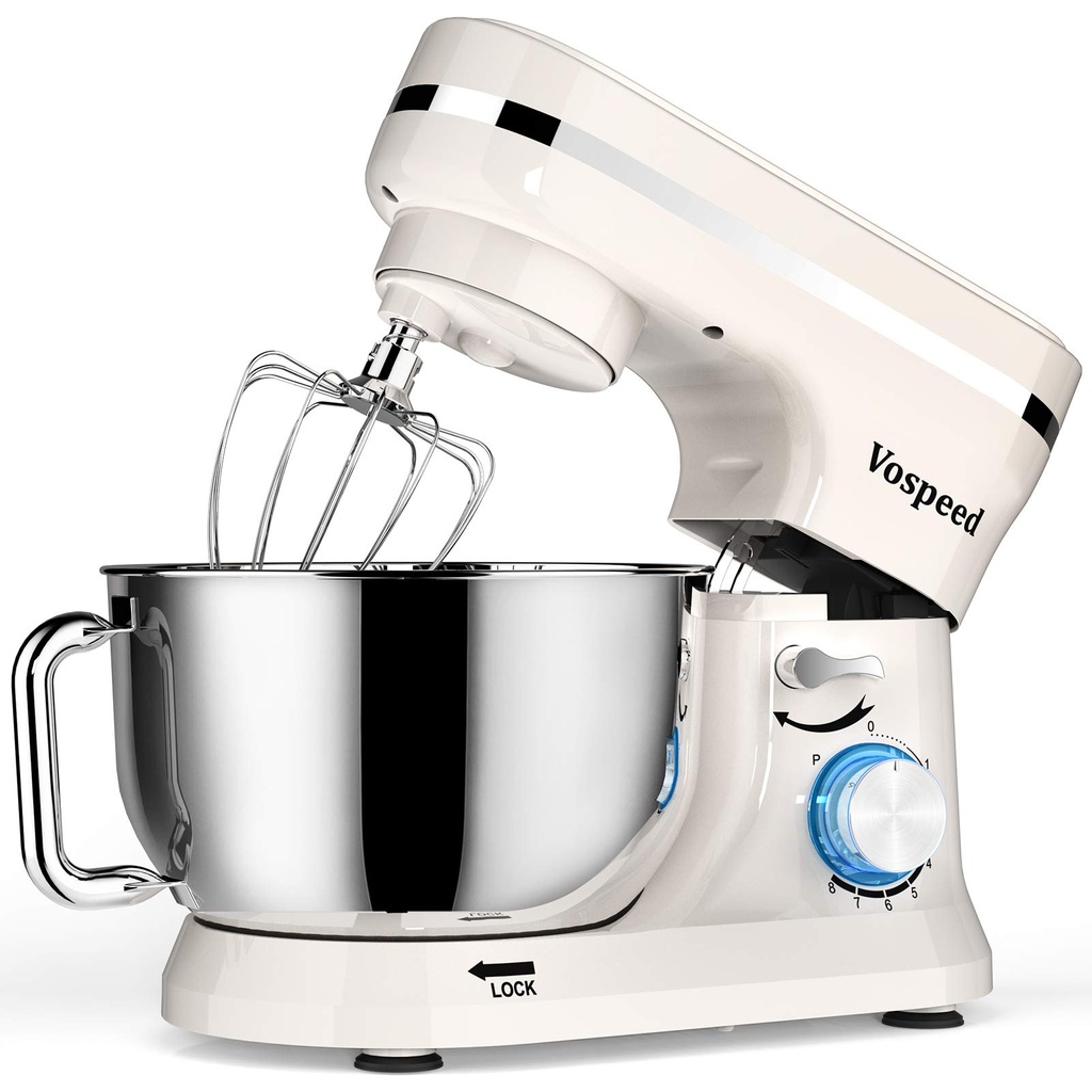 Vospeed Stand Mixer Dough Blender, 5 QT 1000W Food Mixer Electric Cake Mixer with Bowl, Beat