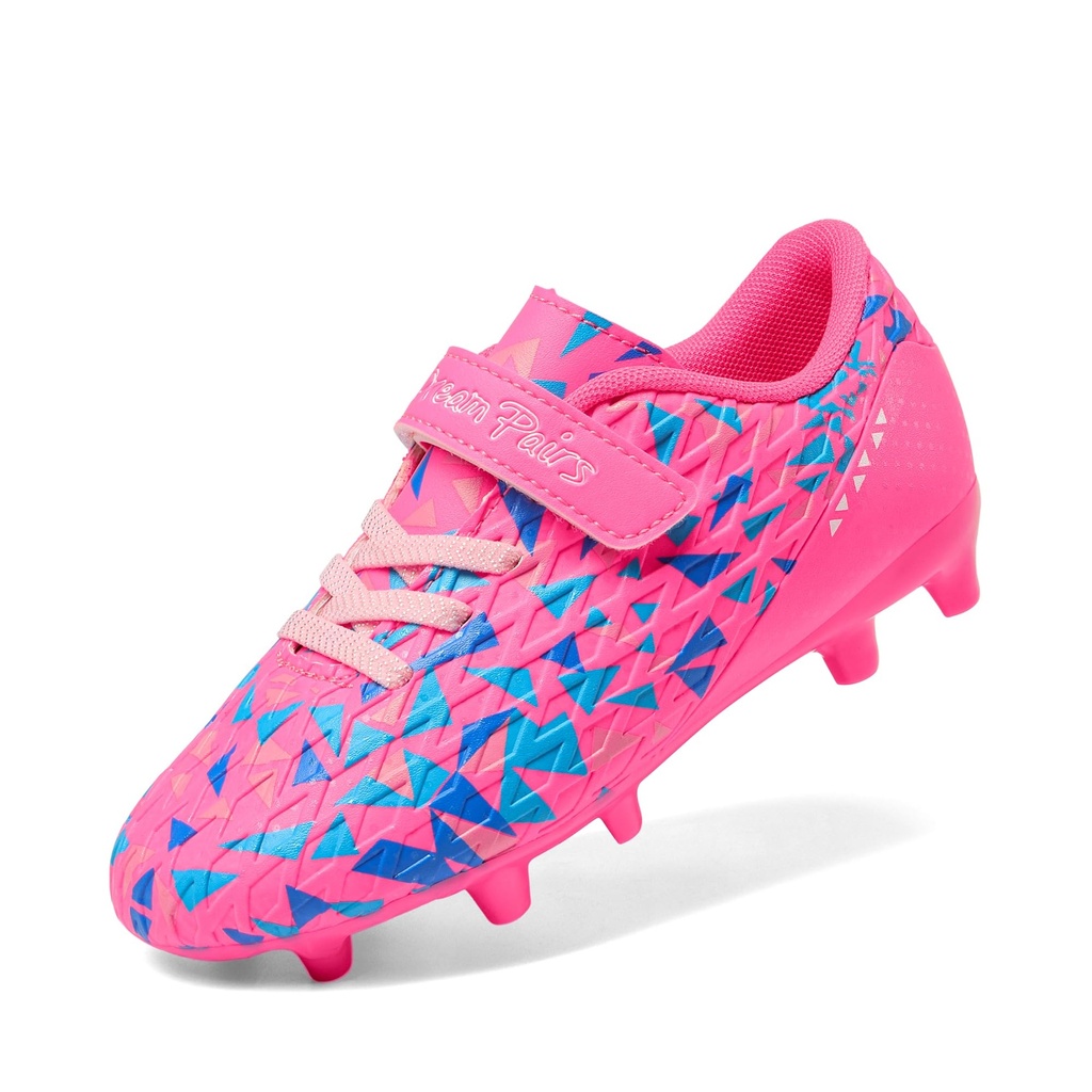 DREAM PAIRS Boys Football Boots Shoes Kids Girls Soccer Athletics Sport Shoes Teenager Indo