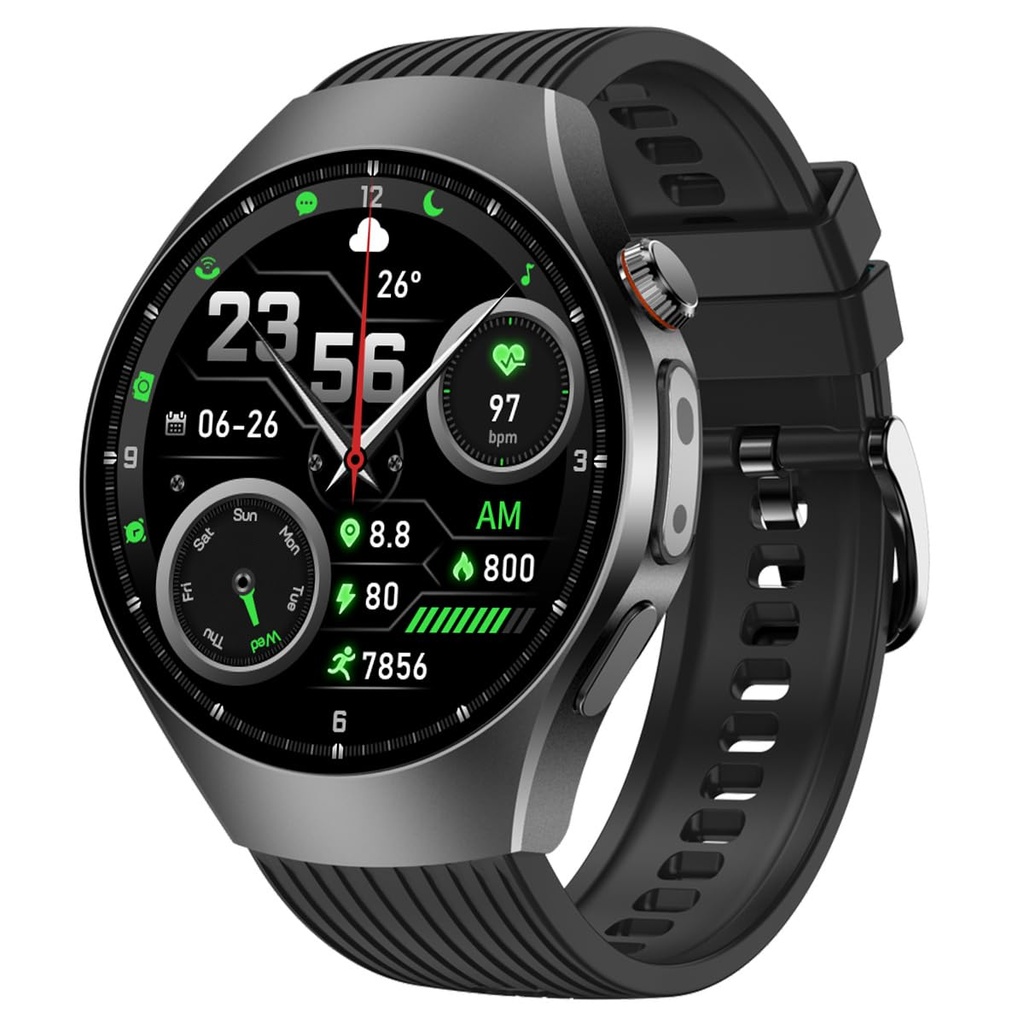 Fitness Smartwatch for Men & Women with ECG/Heart Rate/Blood Pressure/Calories/HRV/Sleep mon