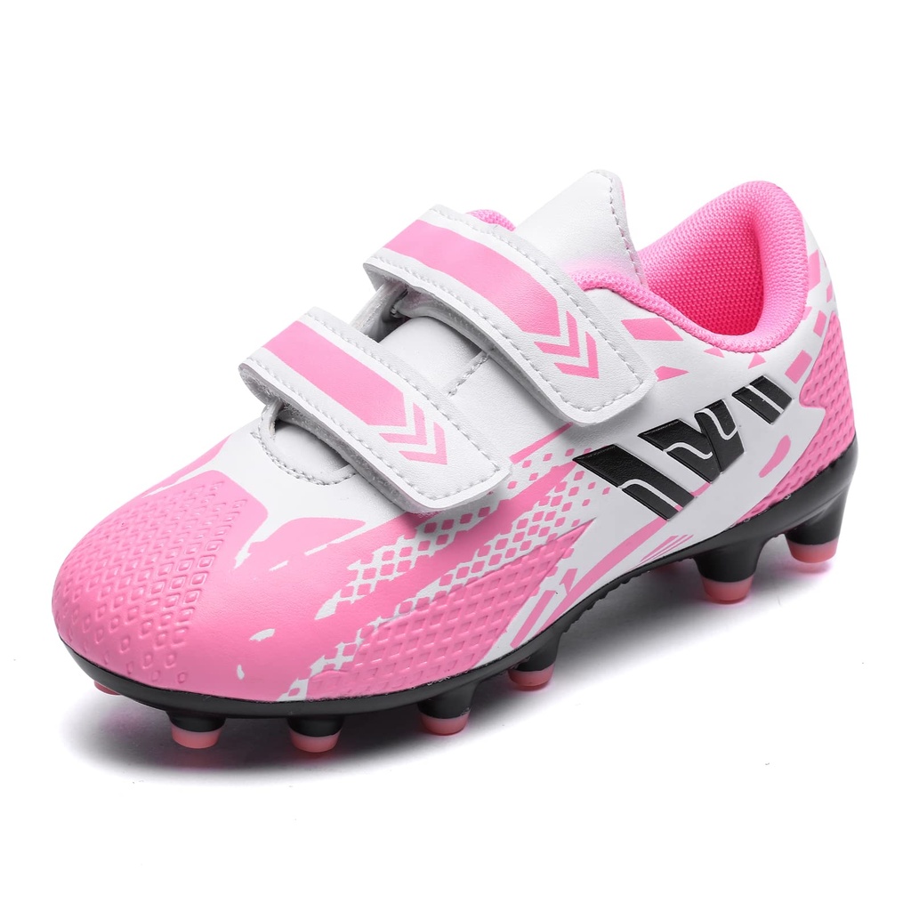 Boys Football Boots Shoes Kids Girls FG/AG Soccer Athletics Training Sport Running Shoes Te