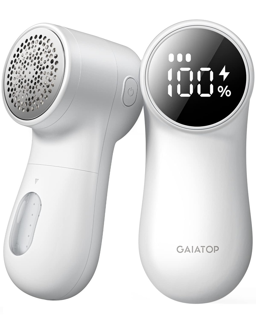 GAIATOP Fabric Shaver, Rechargeable Lint Remover Sweater Defuzzer, Intelligent Digital Displ