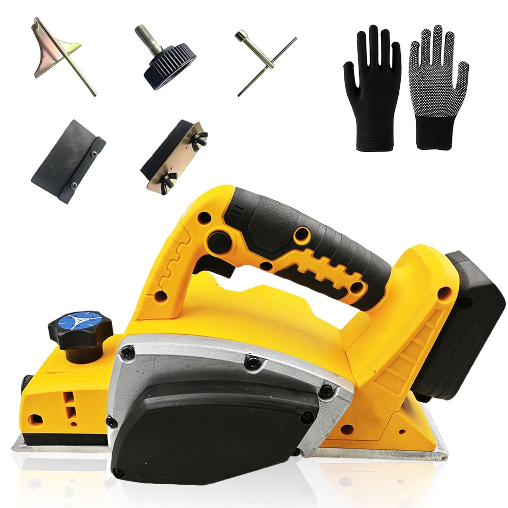 Cordless Handheld Planer for Dewalt 20V Battery,15000 RPM Brushless Electric Planer Wood 82