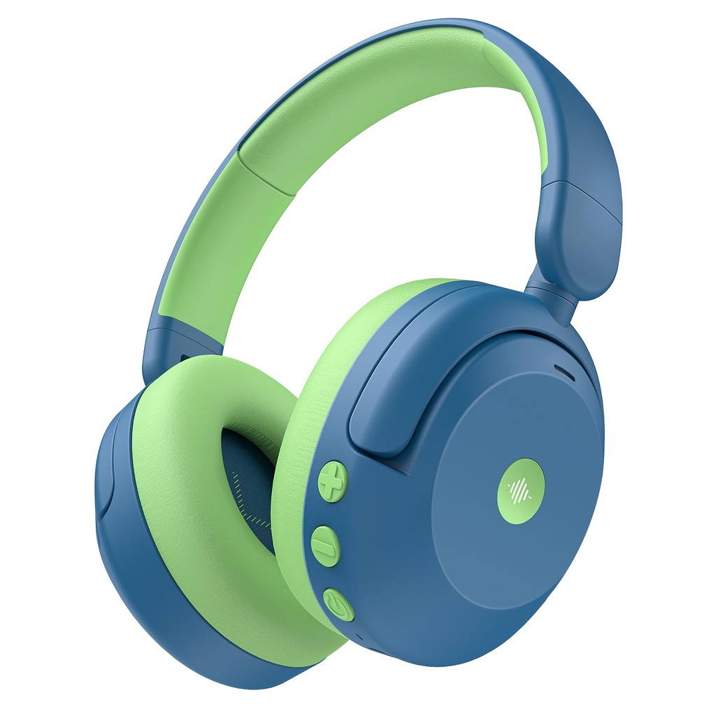 iClever BTH20 Active Noise Cancelling Headphones for Kids, 60H Play Time,Type C Fast Charging