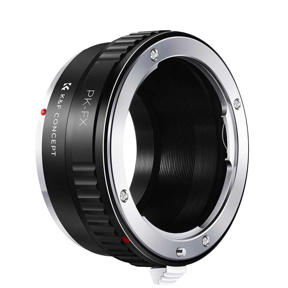 K&F CONCEPT PK to FX Lens Mount Adapter, Compatible with Pentax K PK Mount Lens and Compatib