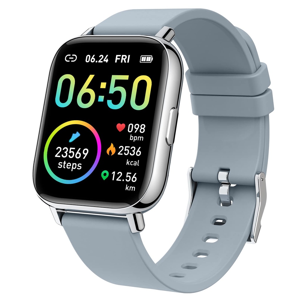 Smart Watch, Fitness Tracker 1.69" Touch Screen Fitness Watch with Heart Rate Sleep Monitor