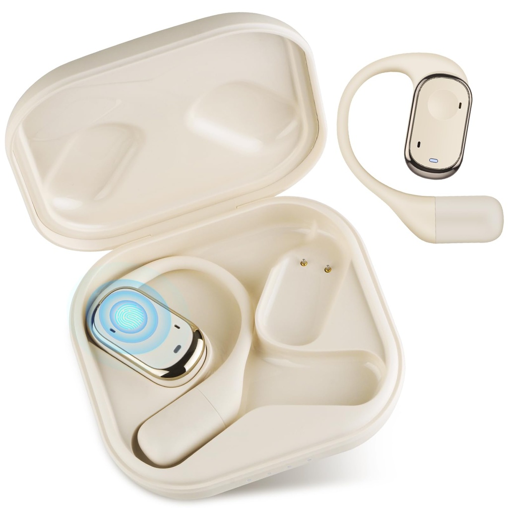 Aolcev Wireless Earbuds Open Ear Headphones Bluetooth Earphones with ENC Noise Cancelling Mi