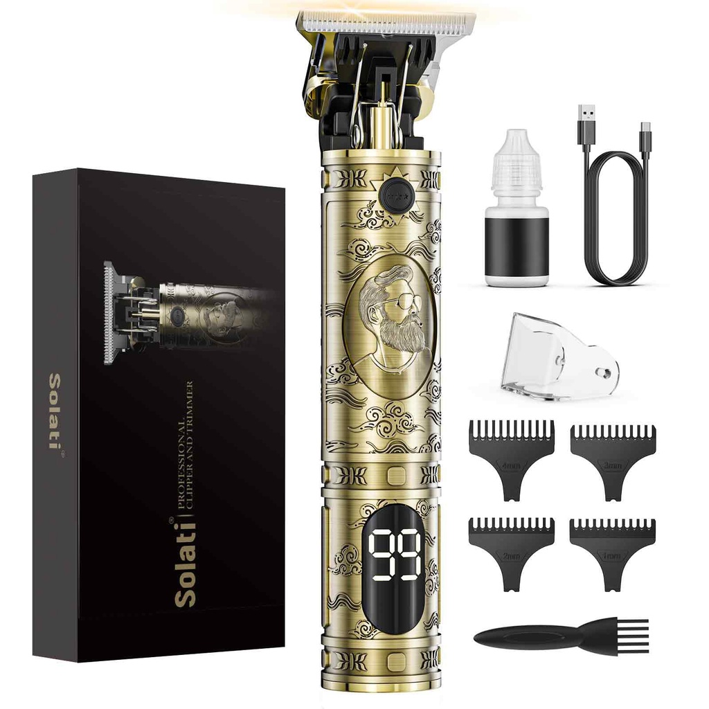Beard Trimmer Hair Clippers Men, Cordless Rechargeable Hair Trimmer for Men, Premium 