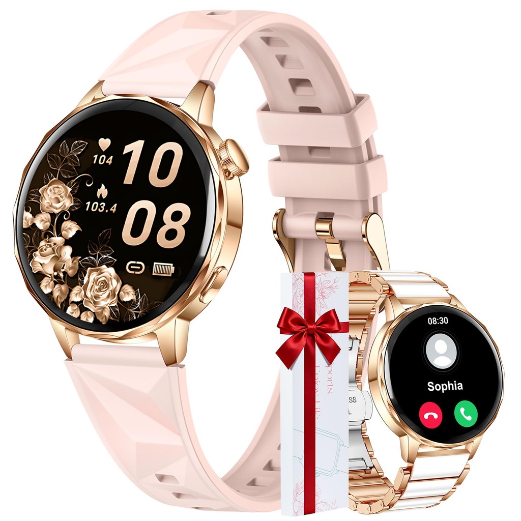 CIVO Smartwatch for Women Fitness Tracker: Activity Tracking for Exercise/Running/Yoga