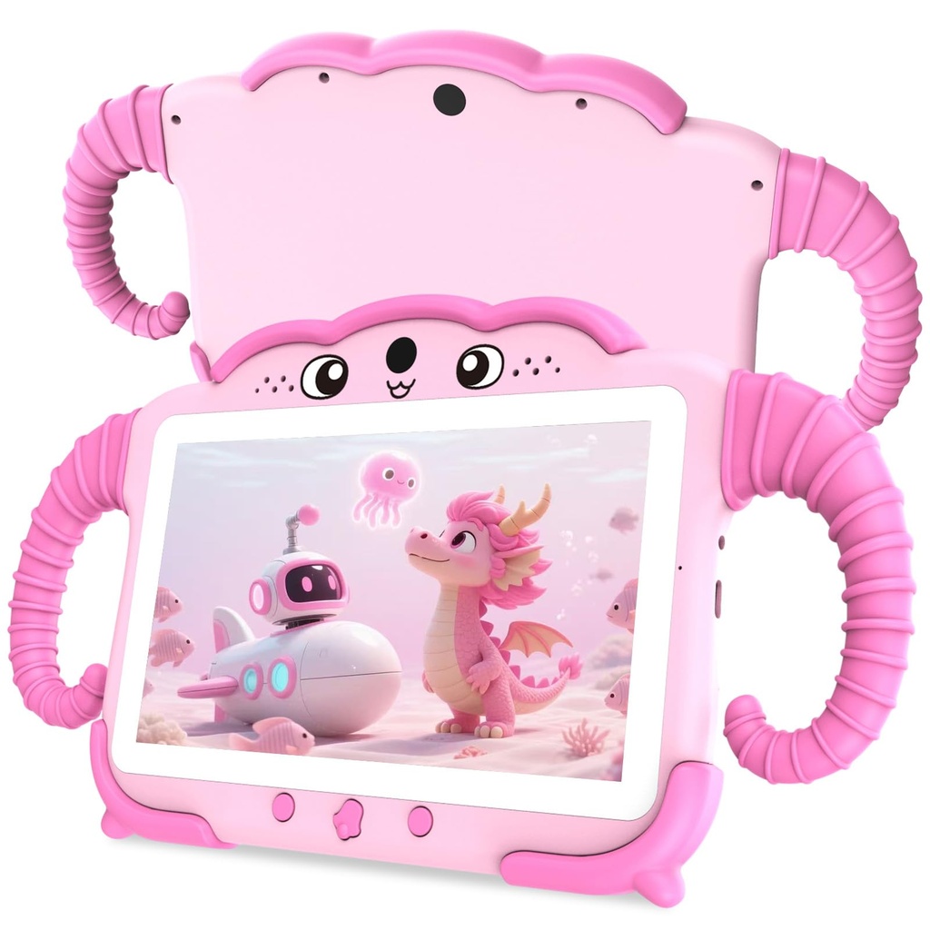 TUNUYEXST 7 Inch Kids Tablet for Toddlers, Children Tablet for Kids with Quad Core 32
