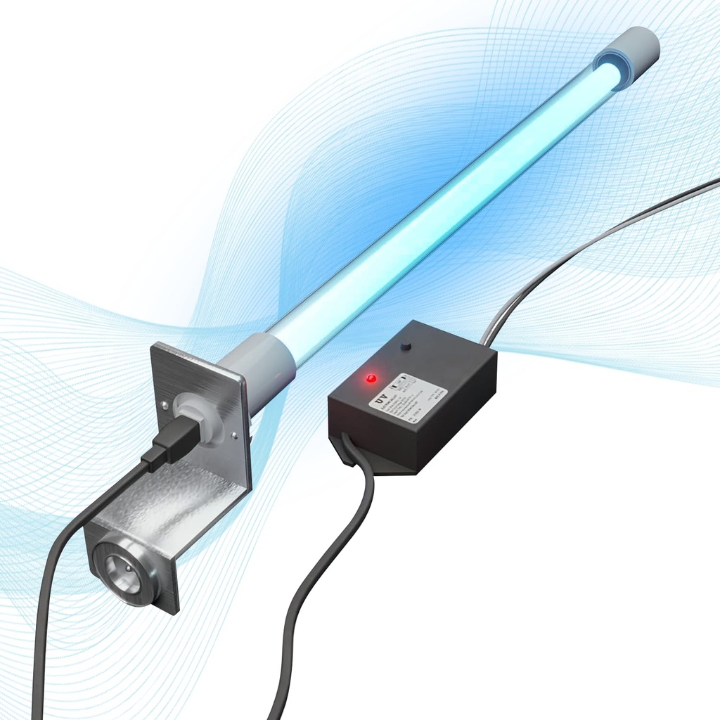 BioShieldUVÃ‚Â® Lite 18W 24V HVAC UV Light Air Treatment System Magnetic Holder Alternating