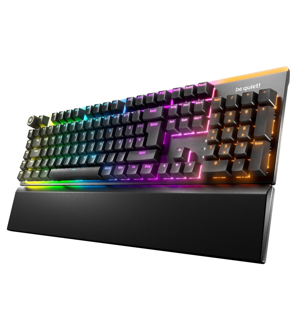 be quiet! Light Mount Tactile, Mechanical Keyboard, Factory-lubricated Mechanical Silent
