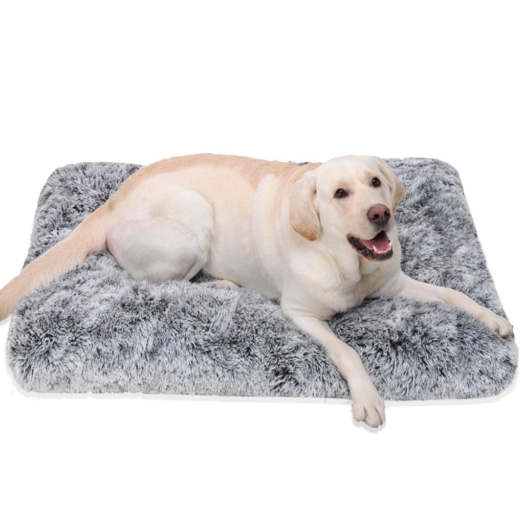 Jaspuriea Medium Dog Bed Washable Dog Crate Mattress Calming Fluffy Anti Anxiety Dog Beds D