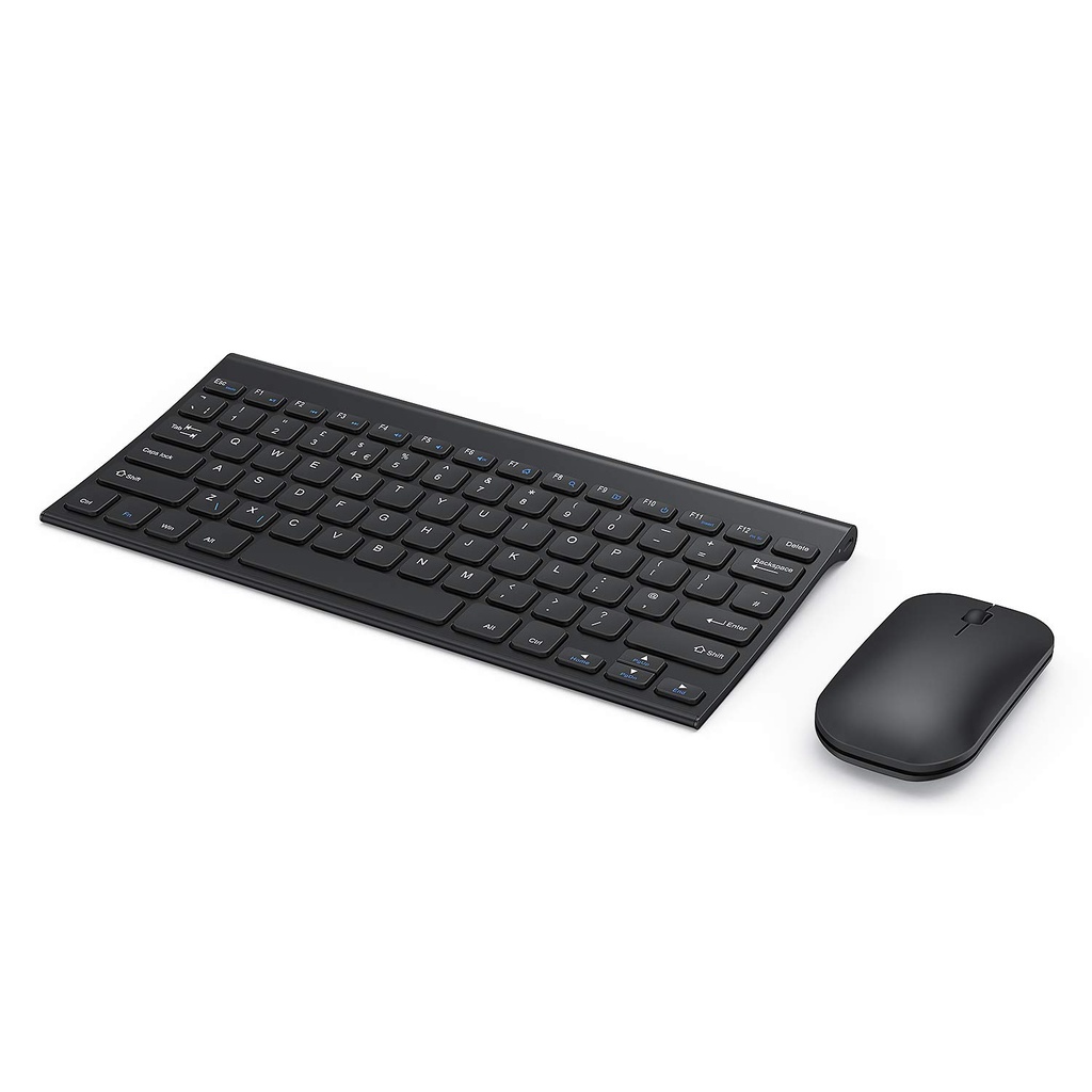 seenda WGJP-031 Small Wireless Keyboard and Mouse, Ultra Compact Rechargeable USB Keyboard