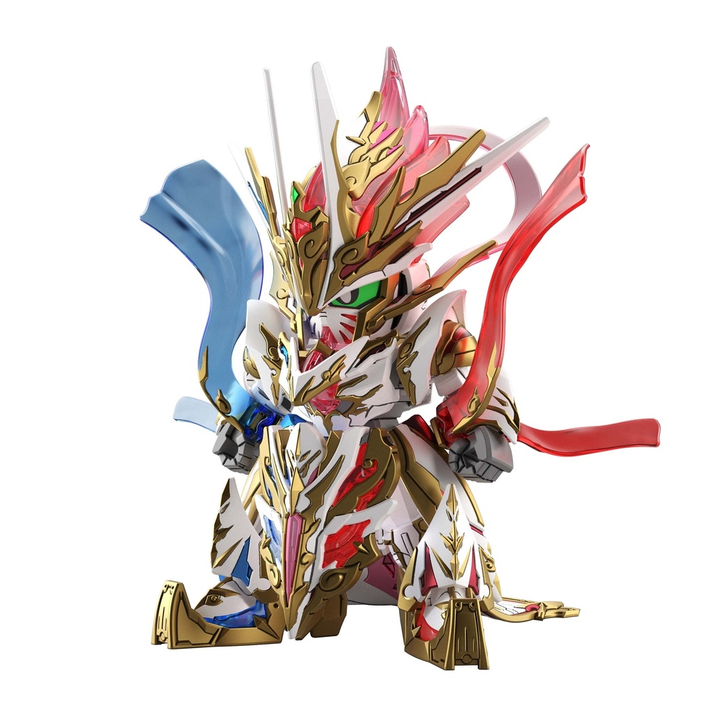 BANDAI SPIRITS Gundam SDW Heroes B Model Kit, gold, Standard, Strong 3D Snack Holder