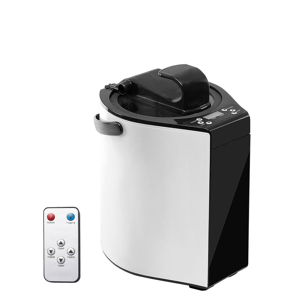 3.5L Portable Sauna Steamer Machine, with LCD Display and Remote Control, Herbal Box, Timer