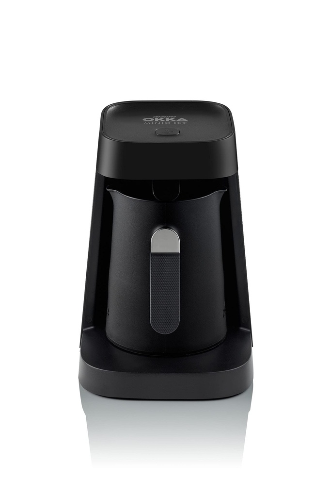 Arzum Okka Jet Automatic Turkish Coffee Maker, Black/Chrome, 480W, 3-pin UK Plug