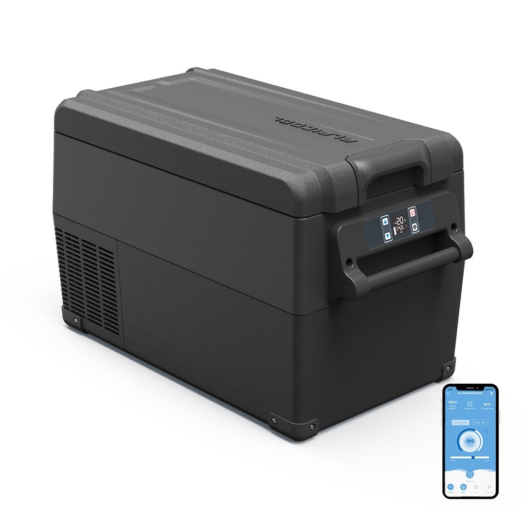 Alpicool NCF35 35L Compressor Car Refrigerator, Portable Camping Fridge DC 12v Freezer