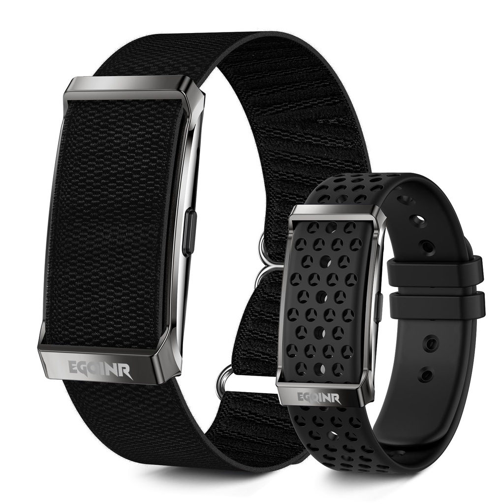 EGQINR Upgrade Smart Bracelet for Men Women, Fitness Trackers, 24/7 Continuous Heart Rate/Bl
