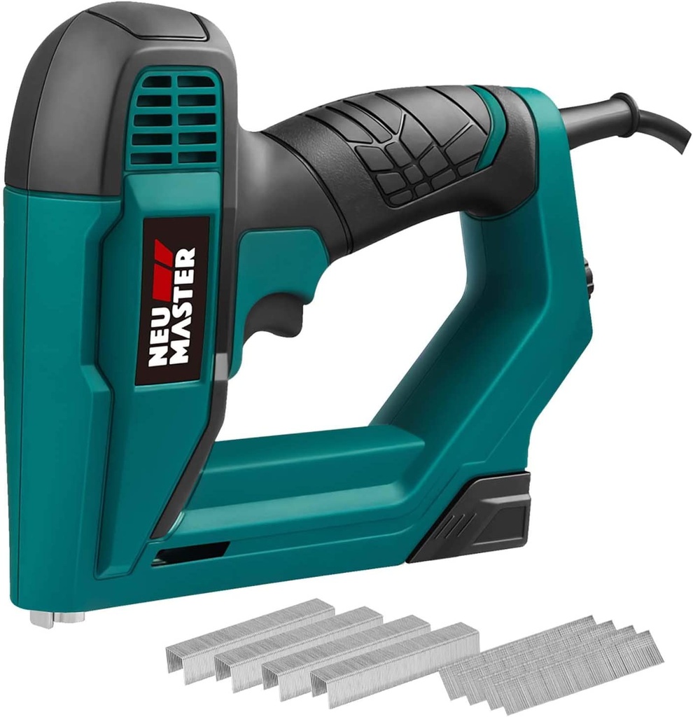 NEU MASTER Brad Nailer, NTC0060-EU Electric Nail Gun/Staple Gun for DIY Project of Upholste