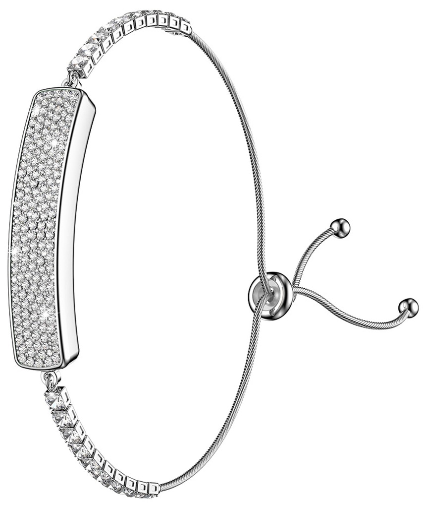 findtime Fitness Tracker Dressy Diamond Smart Bracelet for Women Ladies Health Wristband He