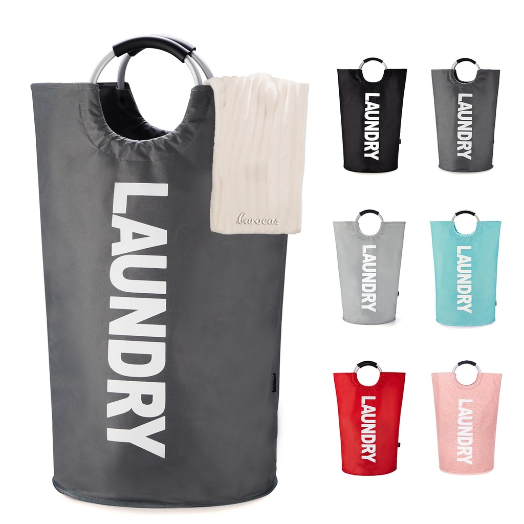 Caroeas 100L Collapsible Laundry Basket, Waterproof Laundry Bag for Baby, Large Washing Bas