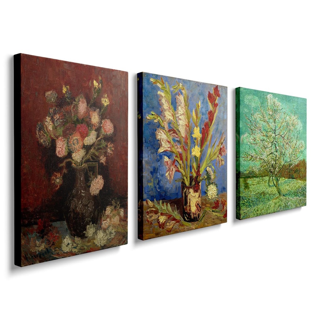 prinfantasy Canvas Wall Art Framed Prints Floral Plants Paintings Home Bedroom Bathroom Liv