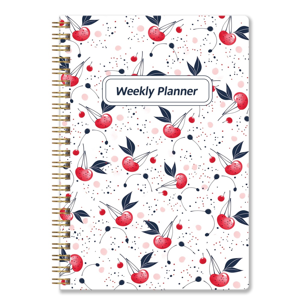 KMQOY To Do List Notebook - Undated Weekly Planner Diary A5 Spiral Productivity Checklist O