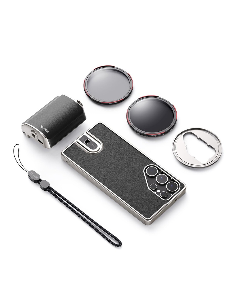 TELESIN Fun Shot Mastergrip Phone Camera Grip Photography Kit (Grip+Phone Case+67mm VND Lens)