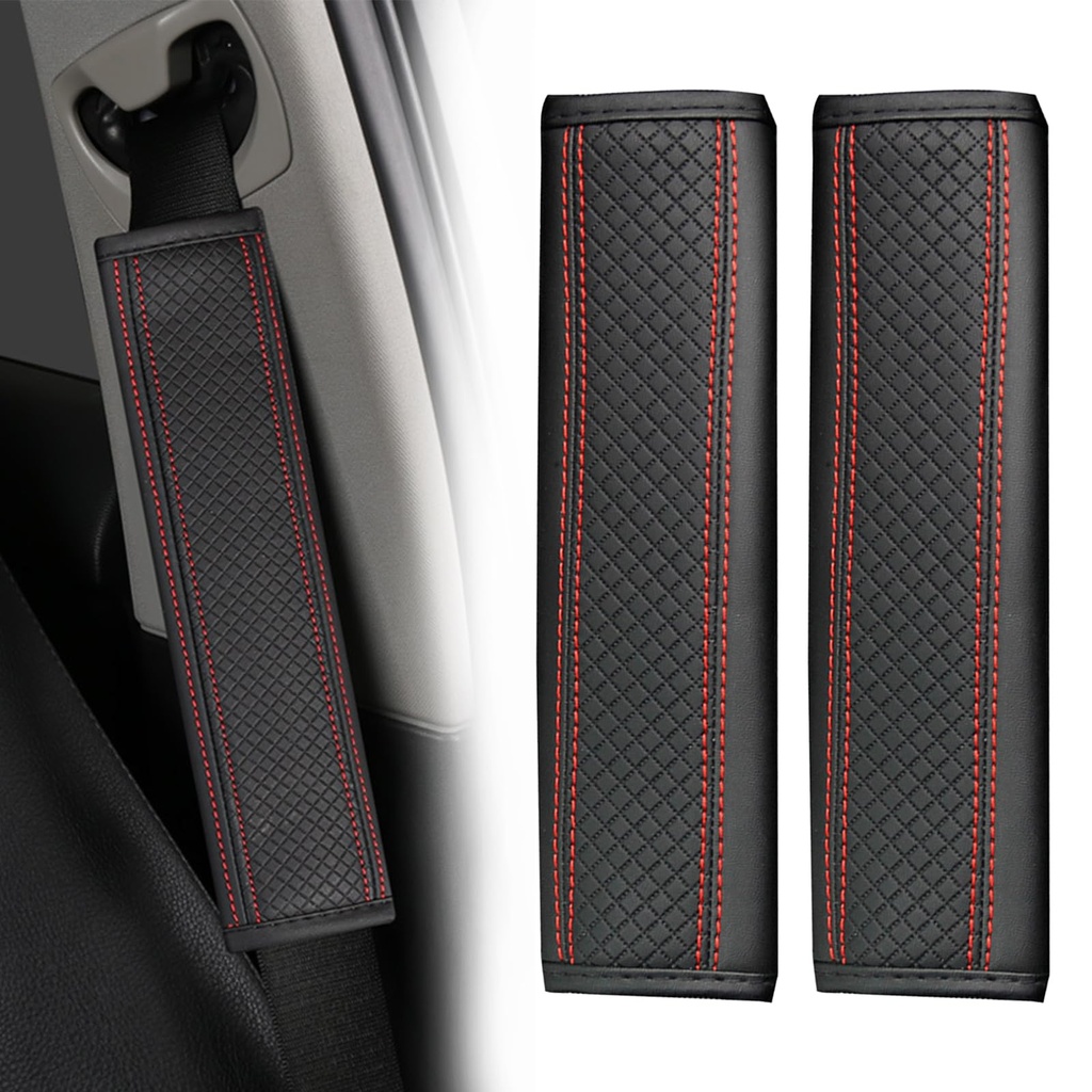 HIAHXC Seat Belt Pads Seatbelt Covers Breathable Seat Belt Covers Seatbelt Pad Comfortable