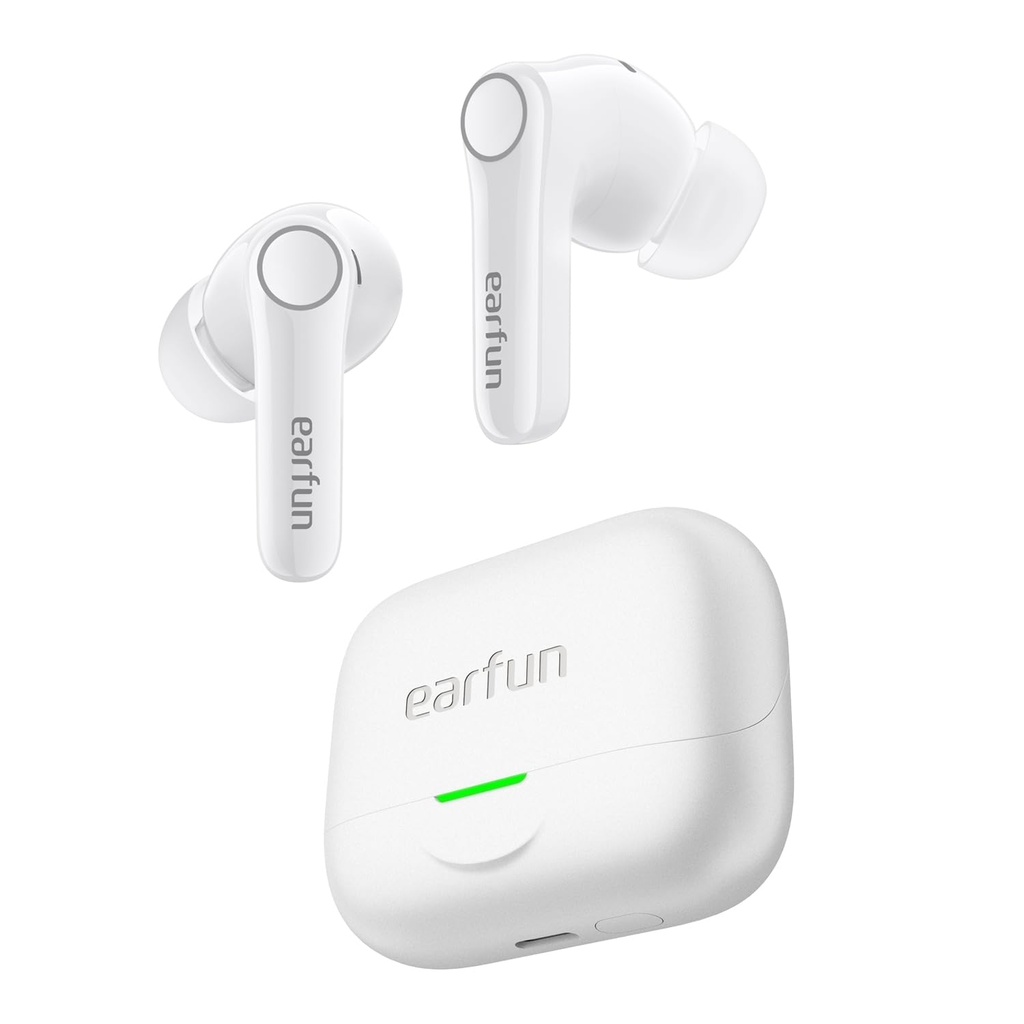 EarFun Air Pro 4+ Adaptive Noise Cancelling Earbuds, Noise Cancelling Headphones Bluetooth 6