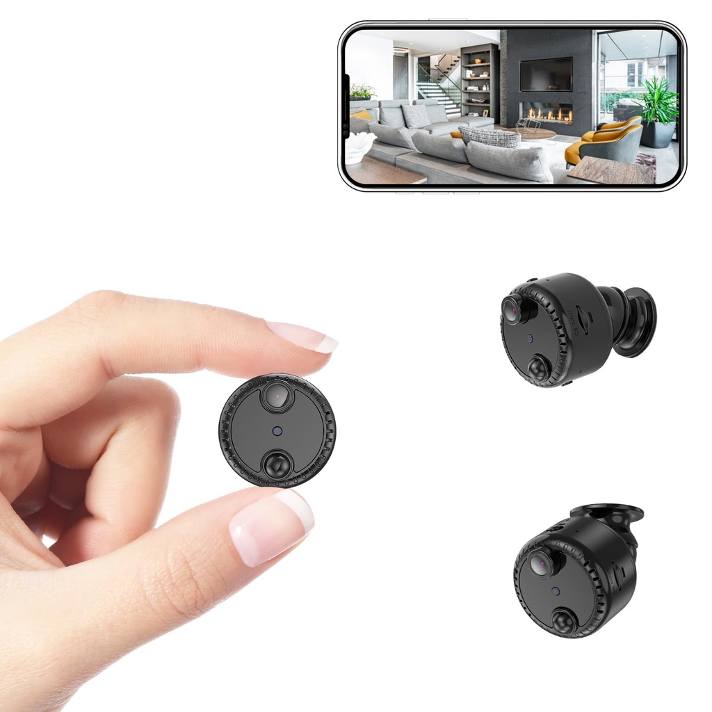 HYCENCY Wireless Indoor Camera 4K WiFi Cam with App Control Audio Video Recording Motion