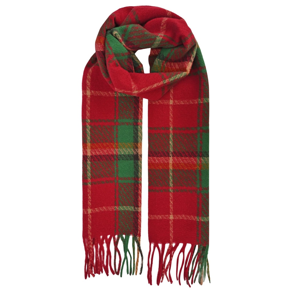 SGQTZDZQ Cashmere Tartan Scarf, Autumn & Winter Plaid Ladies Scarf for Women UK, Warm Women