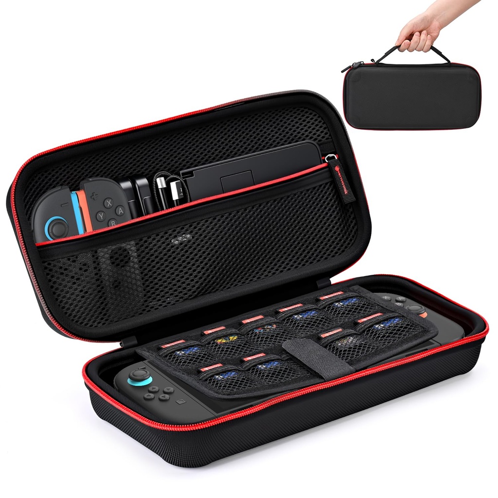 Game Case for Nintendo Switch 2, Carry Case Large Capacity for Nintendo Switch 2, Travel Ca