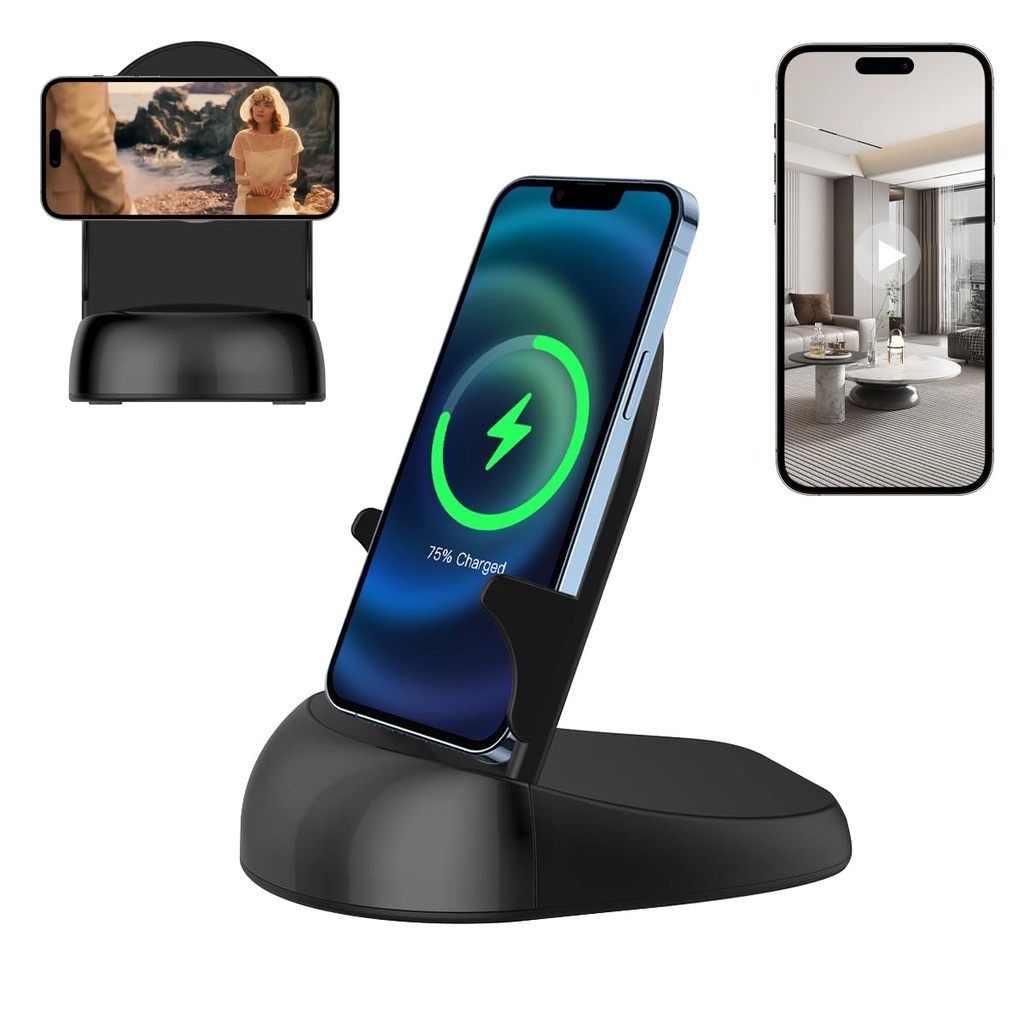 GJFJTC Hidden camera Spy camera WiFi Wireless Charger, Nanny Spy Cam Motion Activated, HD108