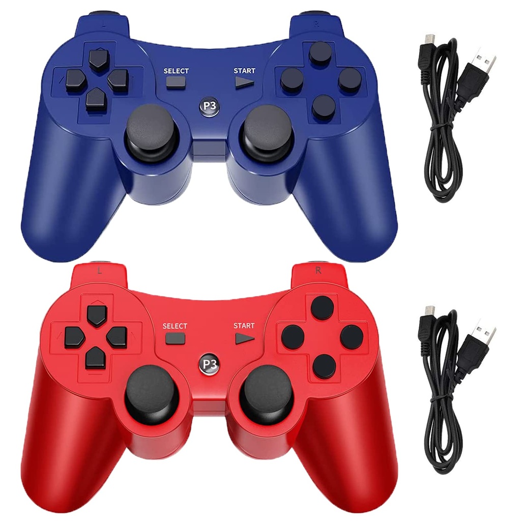 Hovlian Wireless Controller for PS3, Built-in Dual Vibration Gaming Remote Joystick Compatib