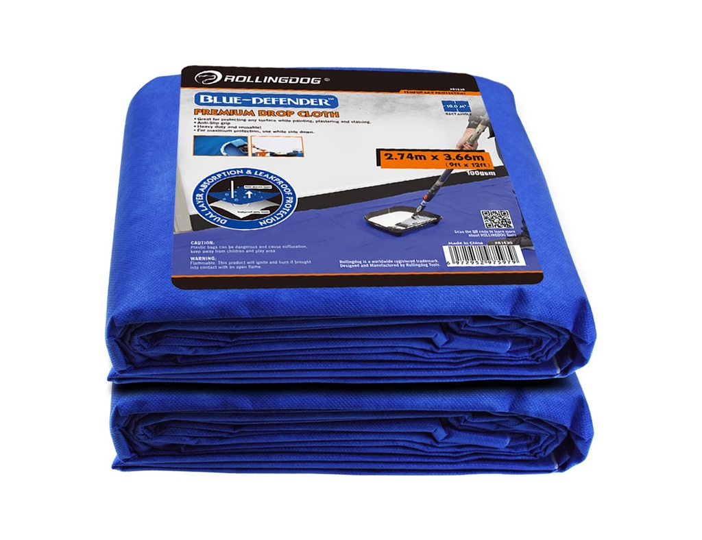 ROLLINGDOG 6 Pack Plastic Dust Sheets, Painters Drop Cloth for Decorating Clear Plastic Pai
