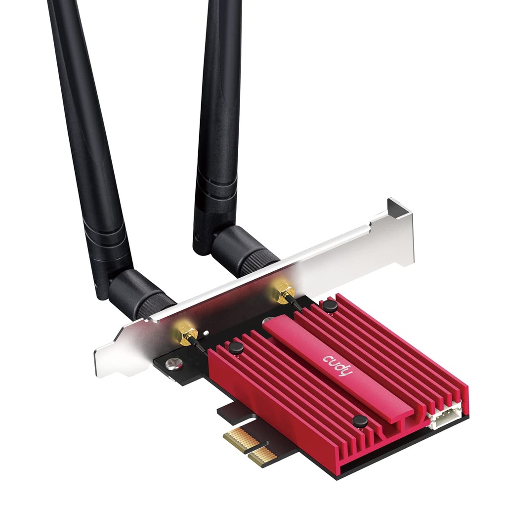 Cudy WiFi 7 BE9300 WE9300 PCIe WiFi Card for PC, 6GHz Tri-Band Adapter, Intel BE200 Chipset