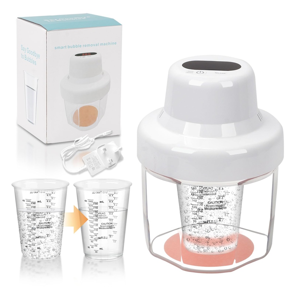 Resin Bubble Remover, Remove 99% Bubble in 5-8 Minutes, >95kPa Vacuum Chamber Epoxy Resin Ai