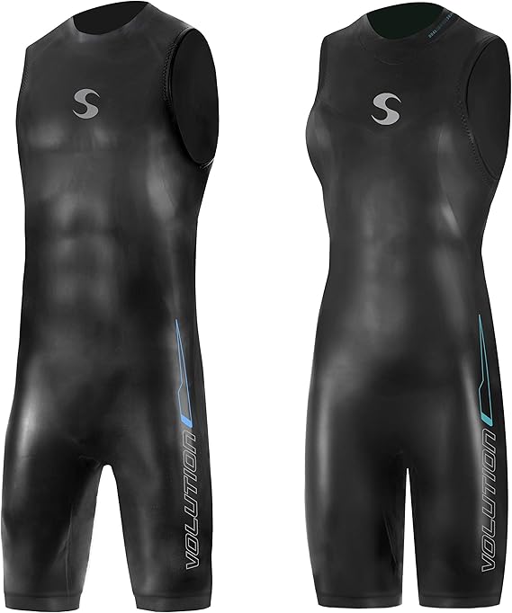 Synergy Triathlon Wetsuit 3/2mm - Volution Sleeveless Quick John (Mens M1)