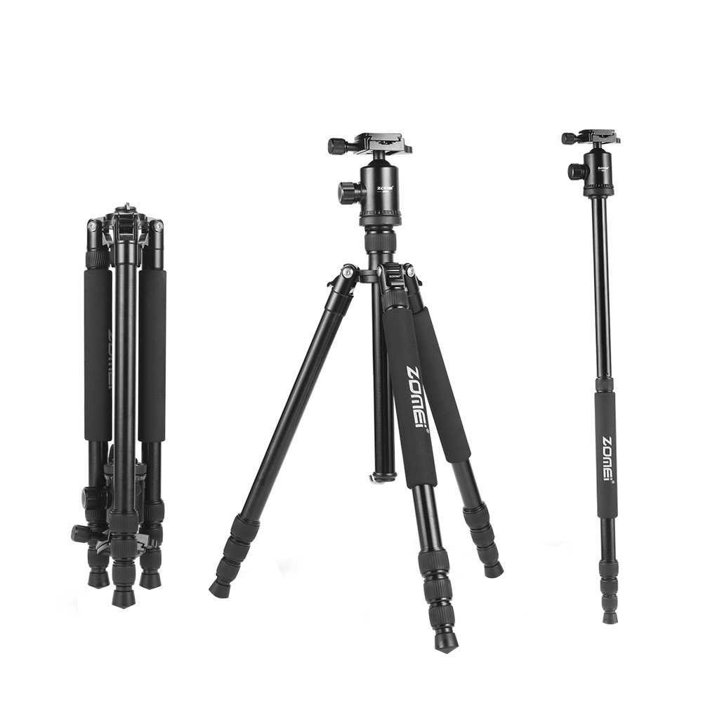 Zomei Z818 Professional Camera Tripod Monopod With Ball Head/Quick Release Plate