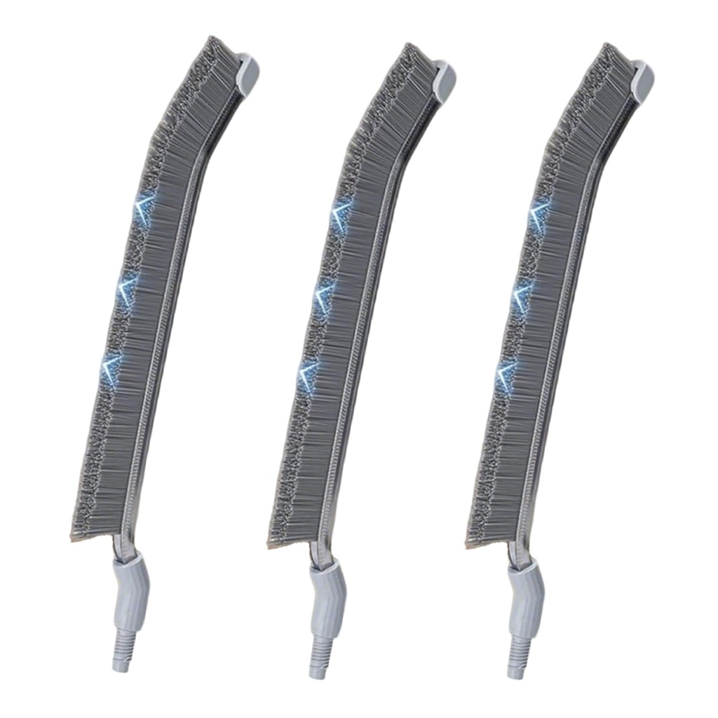 3-Pack V-Shaped Crevice Replacement Cleaning Brush Heads, for PalNests Crevice Cleaning Bru
