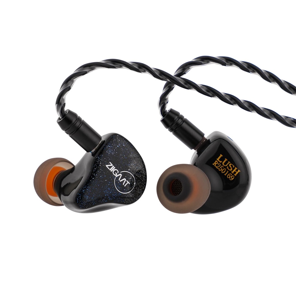 Linsoul ZiiGaat Lush in Ear Monitor, 1DD+4BA Hybrid Earphone IEM, Studio Monitor Tunning 
