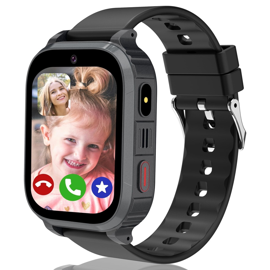 GPS Kids Smart Watch Boys, 4G Smart Watch for Teens with SOS/WiFi/Video/Voice Chat, Class M
