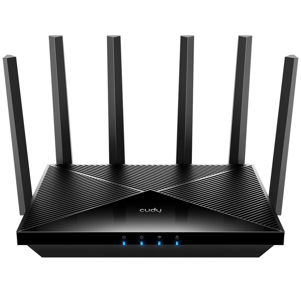 Cudy Tri-Band WiFi 7 BE11000 Router, 6-Stream 10 Gbps, 4 ÃƒÂ— 2.5G Ports, Up to 11000Mbps, V
